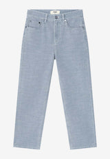 Fendi Washed Straight-Leg Jeans Blue FLP864ASMB/Q_FENDI-F1RX3