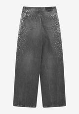 Golden Goose DB Melody Vintage-Wash Boyfriend Jeans Gray GWP02079P002348/S_GOLDE-60100