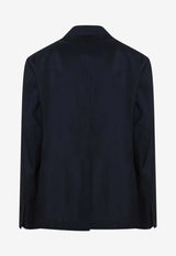 Fendi Wool Single-Breasted Blazer Blue FJ0987AYU7/S_FENDI-F0QG0