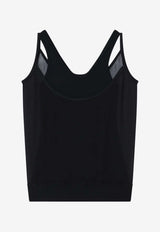 Fendi Crewneck Sleeveless Dress Black FDD304AUP4/Q_FENDI-FOGME