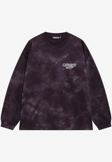 Carhartt Wip Radiate Tie Dye Long-Sleeved T-shirt Purple I036251CO/S_CARH-3Q9XX