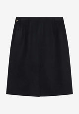 Loro Piana Vivian Mini Cashmere Skirt Blue FAP0429WS/R_LORO-W000