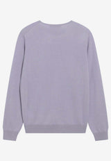 Loro Piana Sergio Cashmere Sweater Purple FAQ4508WS/S_LORO-4020