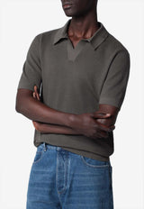 ZEGNA Knit Polo T-shirt Taupe C31UHC26A3/S_ZEGNA-N07