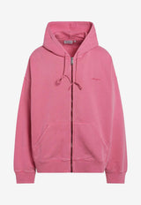 Carhartt Wip Benton Zip-Up Hooded Sweatshirt Pink I035437CO/S_CARH-3IJGD