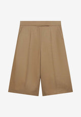 Max Mara Kaki Linen Bermuda Shorts Beige MXMKAKICO/S_MAXM-007