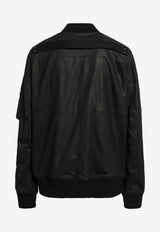 Rick Owens Zip-Up Leather Jacket Black RU01F2778LBF/S_RICKO-09