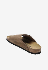 Birkenstock Solana VI Suede Slides Brown S1031999LE/S_BIRKE-VB