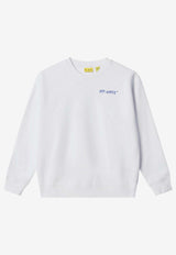 Off-White Kids Boys Arrow Sketch Print Sweatshirt White OBBA001S26-BFLE004/S_OFFW-1000