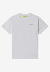 Off-White Kids Girls Arrow Splat Print T-shirt White OGAA001S26JER005/S_OFFW-1000