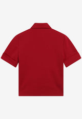 Miu Miu Logo Polo T-shirt Red MT2204OOO14OA/S_MIU-F0041