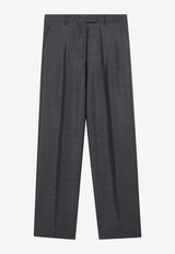 Miu Miu Wool-Blend Tailored Pants Gray MP1990OOO12I1/S_MIU-F0308