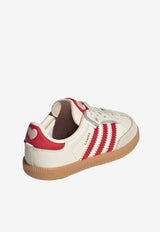 Adidas Kids Girls Samba Low-Top Sneakers Cream KI6682LE/S_ADIDS-BR