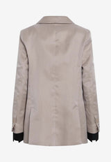 Max Mara Feltro Oversized Blazer Pink MXSFELTROCO/S_MAXM-003