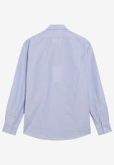 Maison Margiela Striped Long-Sleeved Shirt Light Blue S50DT0073M35722/S_MARGI-001F