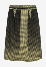 Maison Margiela Faded Check Wool Skirt Multicolor S51ME0053M35711/S_MARGI-001F