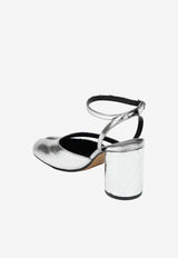 Maison Margiela Tabi 80 Metallic Leather Pumps Silver S58WP0280P5016/S_MARGI-T9002