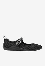 Roger Vivier Viv Low Babies Scuba Flats Black RVW79344120NYE/S_ROGVI-B999