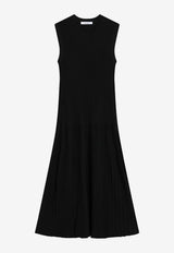 Max Mara Pegizio Crepe Midi Dress Black MXPEGIZIOVI/S_MAXM-004