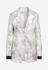 Max Mara Palomba Single-Breasted Printed Blazer Multicolor MXSPALOMBACO/S_MAXM-001