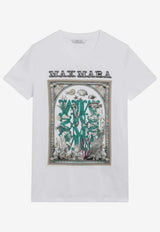 Max Mara Padino Embroidered T-shirt White MXMSPADINOCO/S_MAXM-019