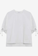 Max Mara West Tied-Sleeves Blouse White MXMWESTCO/S_MAXM-001