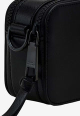 Marc Jacobs Snapshot Leather Shoulder Bag Black M0014867LE/S_MARC-001
