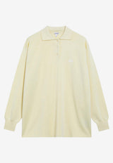 Loewe Silk-Blend Polo Sweater Yellow S540Y14KHJWS/S_LOEW-8140