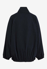 The Frankie Shop Baxter Pinstripe Track Jacket Blue JAFS22014PL/S_THE-855