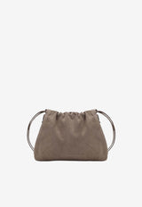 Brunello Cucinelli BC Duo Suede Pouch Bag Beige MBDLD2808LE/S_CUCIN-C8849