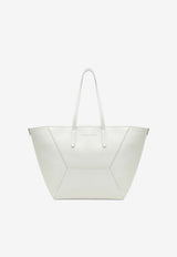 Brunello Cucinelli BC Duo Leather Tote Bag White MBDKD2571LE/S_CUCIN-C8905