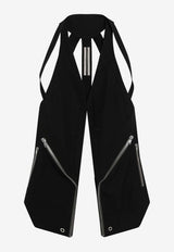 Rick Owens Temple Cut-Out Waistcoat Black RR01F2910CCVSR3/S_RICKO-09