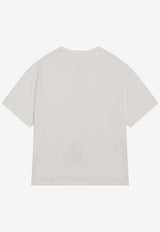 Rick Owens Brad Temple Crewneck T-shirt White RR01F2232JAEP13/S_RICKO-1109