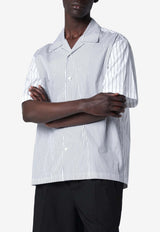 Jil Sander Striped Boxy Shirt Gray J22DL0365J45329/S_JILSA-154