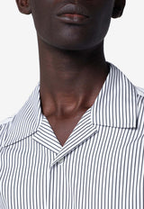 Jil Sander Striped Boxy Shirt Gray J22DL0365J45329/S_JILSA-154