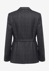 Prada Double-Breasted Wool Blazer Gray P595PHOOO1N01/S_PRADA-F0308