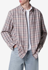 Off-White Flannel Check Buttoned Shirt Multicolor OMGE04MS26FAB001/S_OFFW-6080