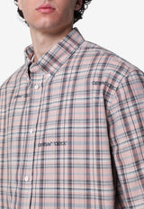 Off-White Flannel Check Buttoned Shirt Multicolor OMGE04MS26FAB001/S_OFFW-6080