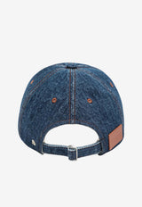 Loewe Paula's Ibiza Denim Baseball Cap Blue K820358X49DE/S_LOEW-8798