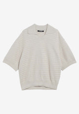 Jacquemus Knitted Polo T-shirt Beige POM00613AK00302/S_JACQM-130