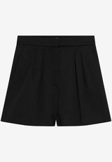 Max Mara Tabacco Mini Tailored Shorts Black MXMTABACCOCO/S_MAXM-003