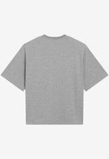 The Frankie Shop Melange Hugo Padded T-shirt Gray TSFS22070CO/S_THE-107