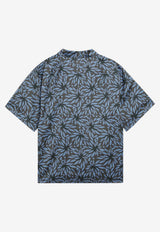 Prada Floral Silk Bowling Shirt UCS414UMO19GY/S_PRADA-F090K_323-S