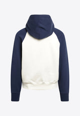 AMI PARIS Ami De Coeur Hooded Sweatshirt White USW782747/S_AMI-A027