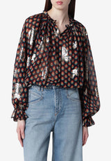 Etro Printed Silk Blouse Multicolor WRIA010799SAA84/S_ETRO-X0811