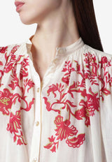 Etro Floral Embroidered Blouse White WRIA004899SP5I8/S_ETRO-X0808