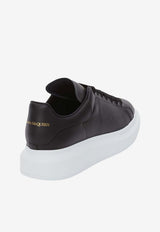 Oversized Leather Low-Top Sneakers