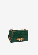 Medium Jeweled Satchel Shoulder Bag