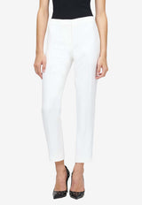 Leaf Crepe Cigarette Pants
