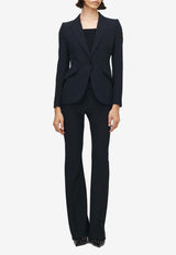 Single-Breasted Buttoned Blazer